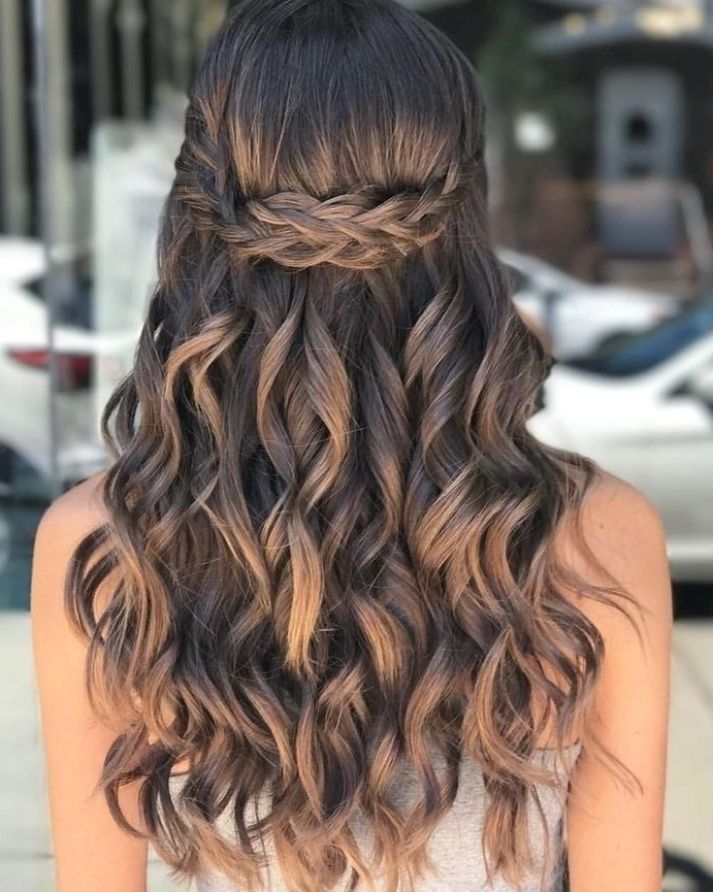 Half Up Half Down Homecoming Hairstyles