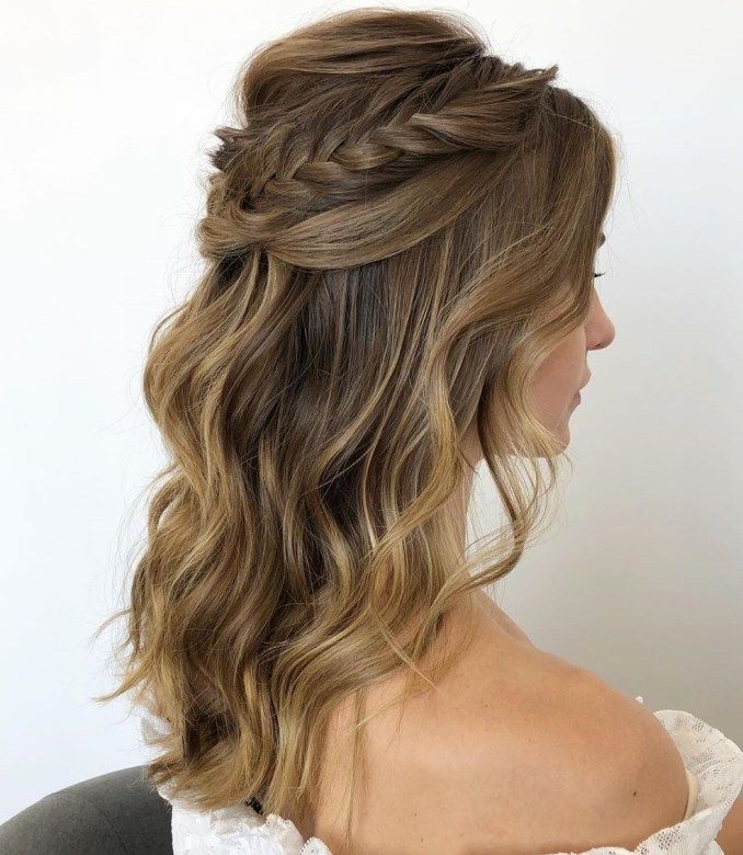 Half Up Half Down Homecoming Hairstyles