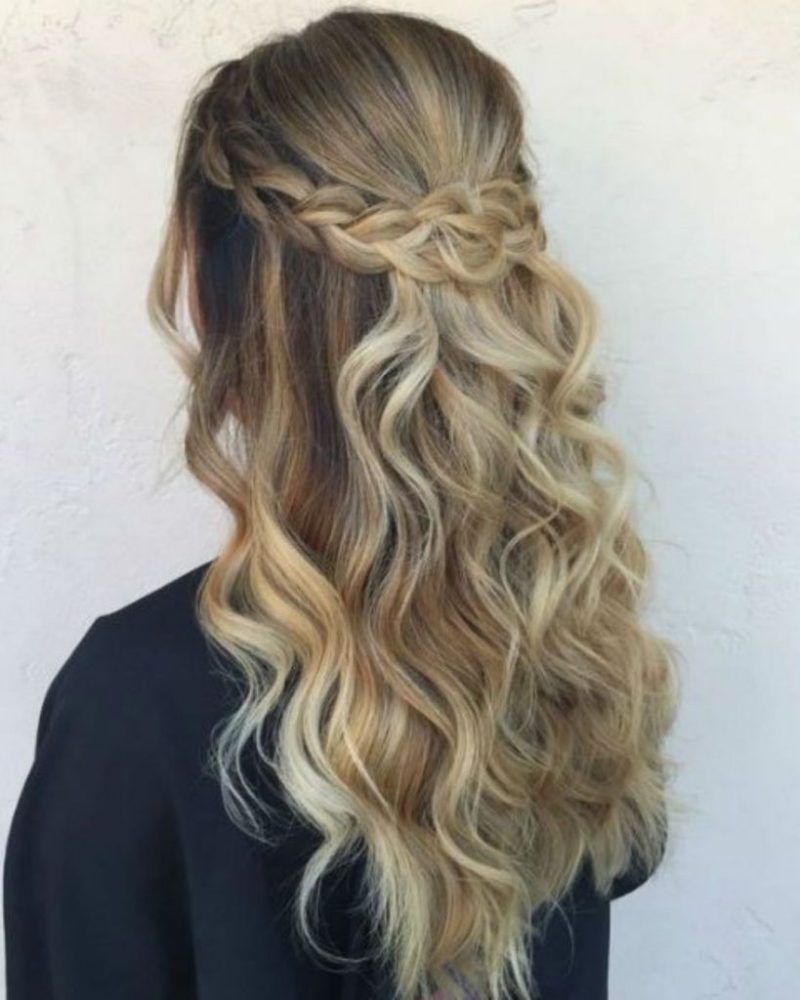 Half Up Half Down Homecoming Hairstyles