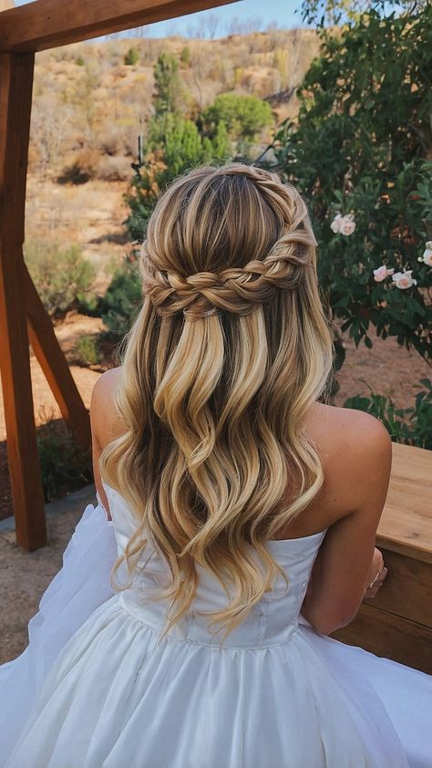 Half Up Half Down Homecoming Hairstyles