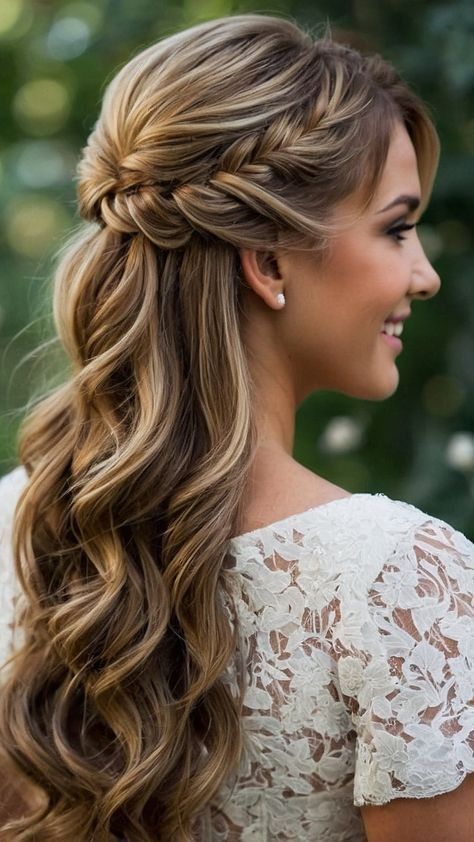 Half Up Half Down Homecoming Hairstyles