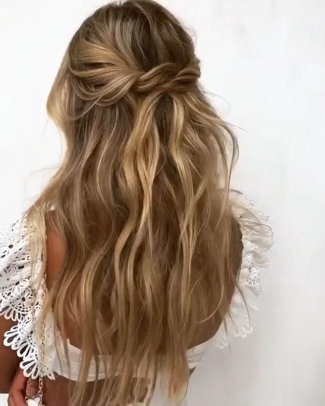 Half Up Half Down Homecoming Hairstyles