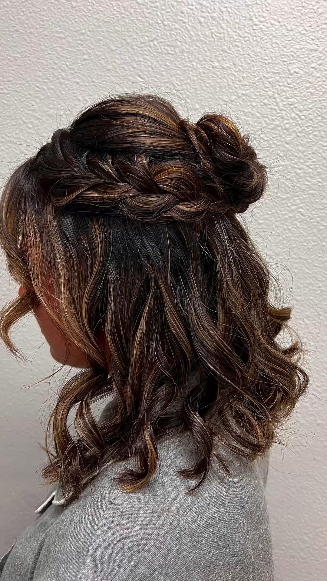 Half Up Half Down Homecoming Hairstyles