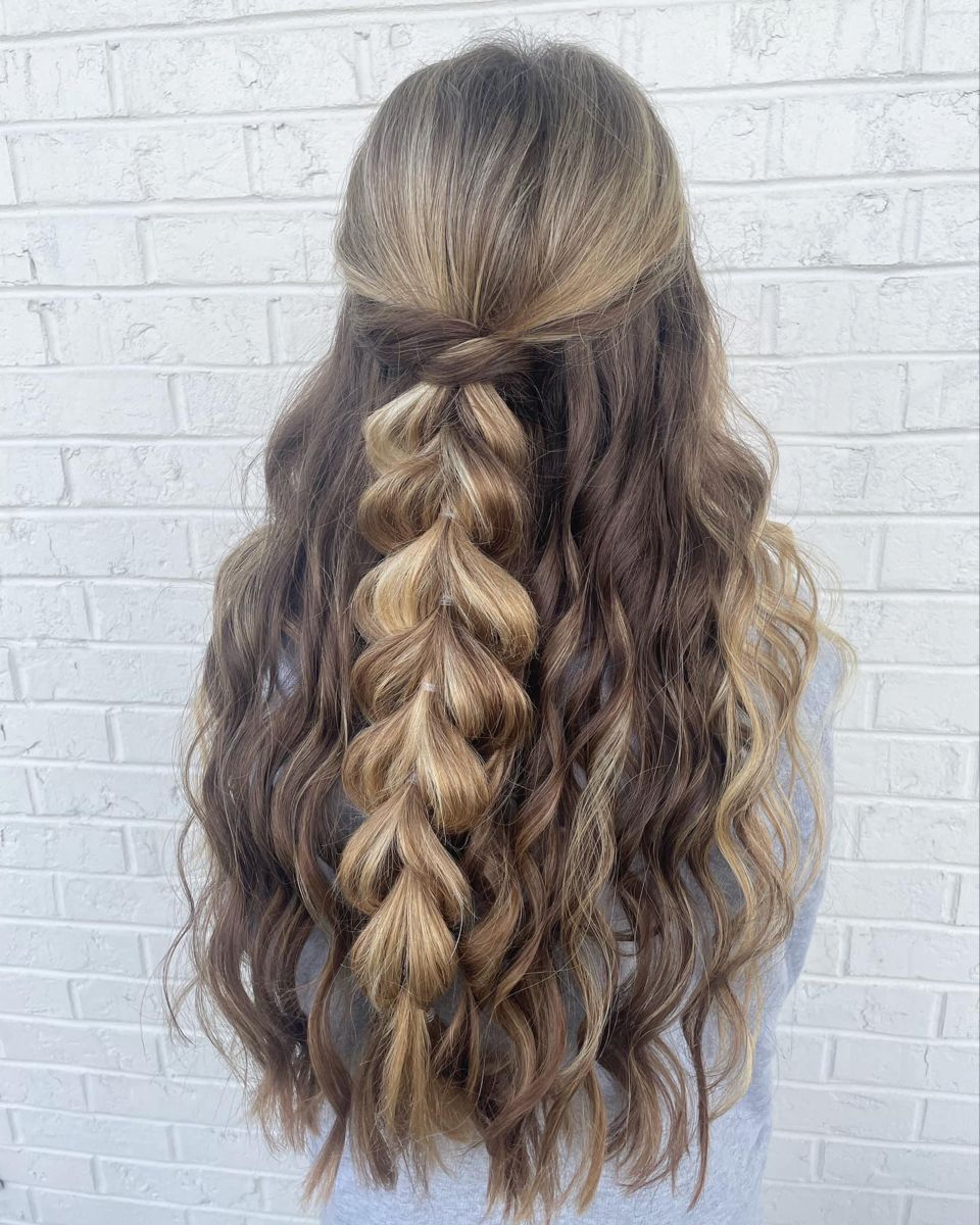 Half Up Half Down Homecoming Hairstyles