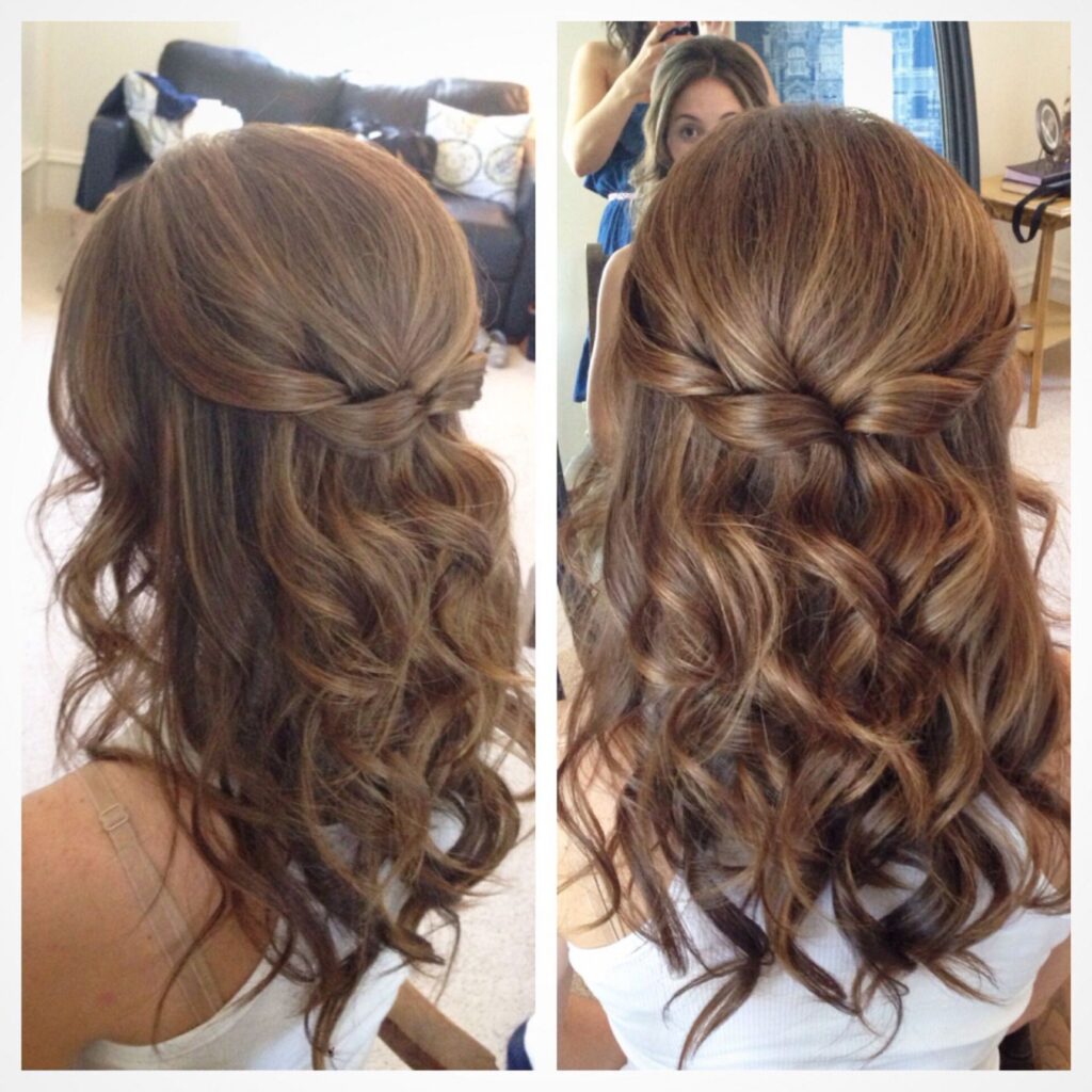 Half Up Half Down Homecoming Hairstyles