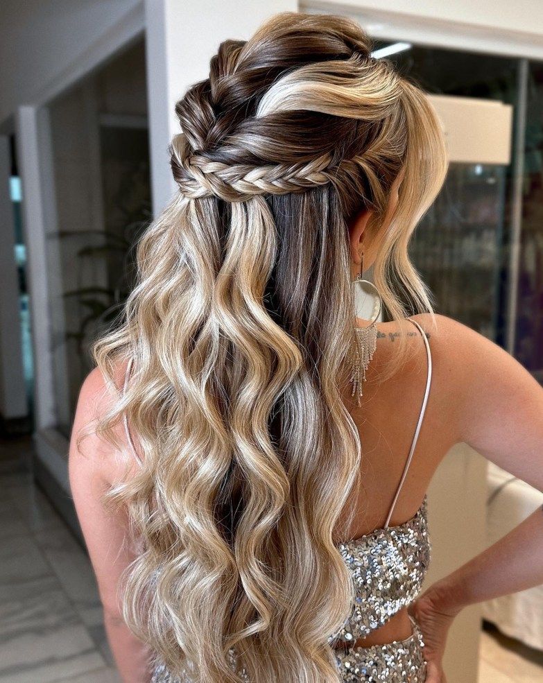 Half Up Half Down Homecoming Hairstyles