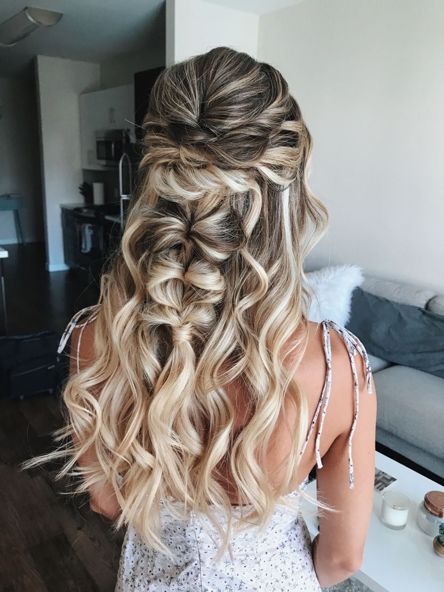 Half Up Half Down Homecoming Hairstyles