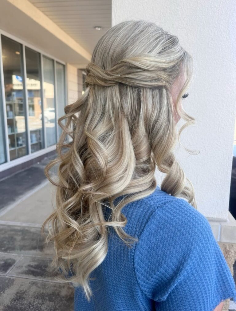 Elegant Half-Up with Accessories