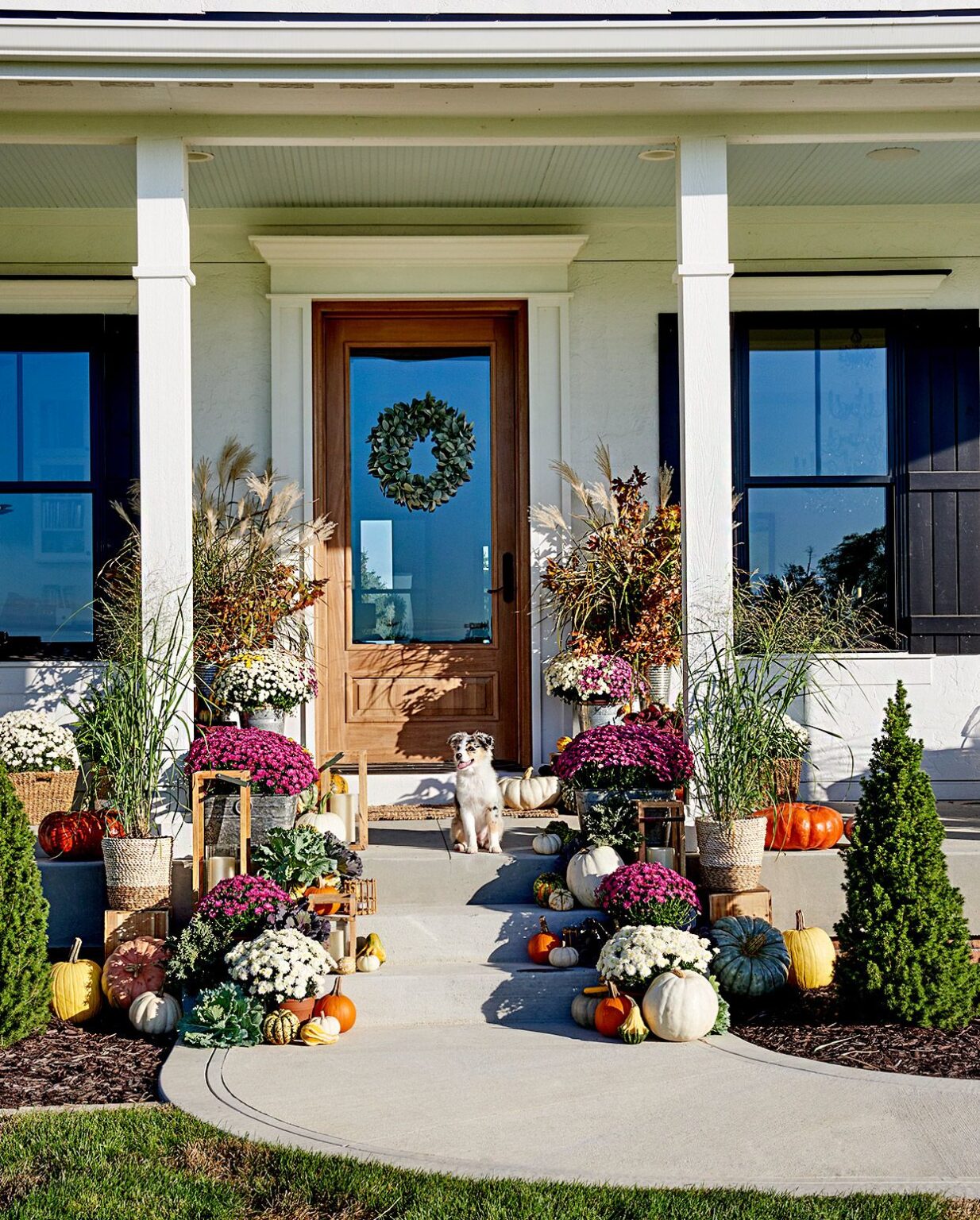 134 Mums Front Porch Fall Displays 2024: Rustic, Cozy, and Modern Decor ...