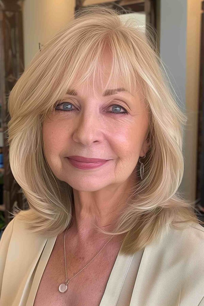 Hairstyles for Women Over 60 With Bangs Hairstyles for Women Over 60 With Bangs