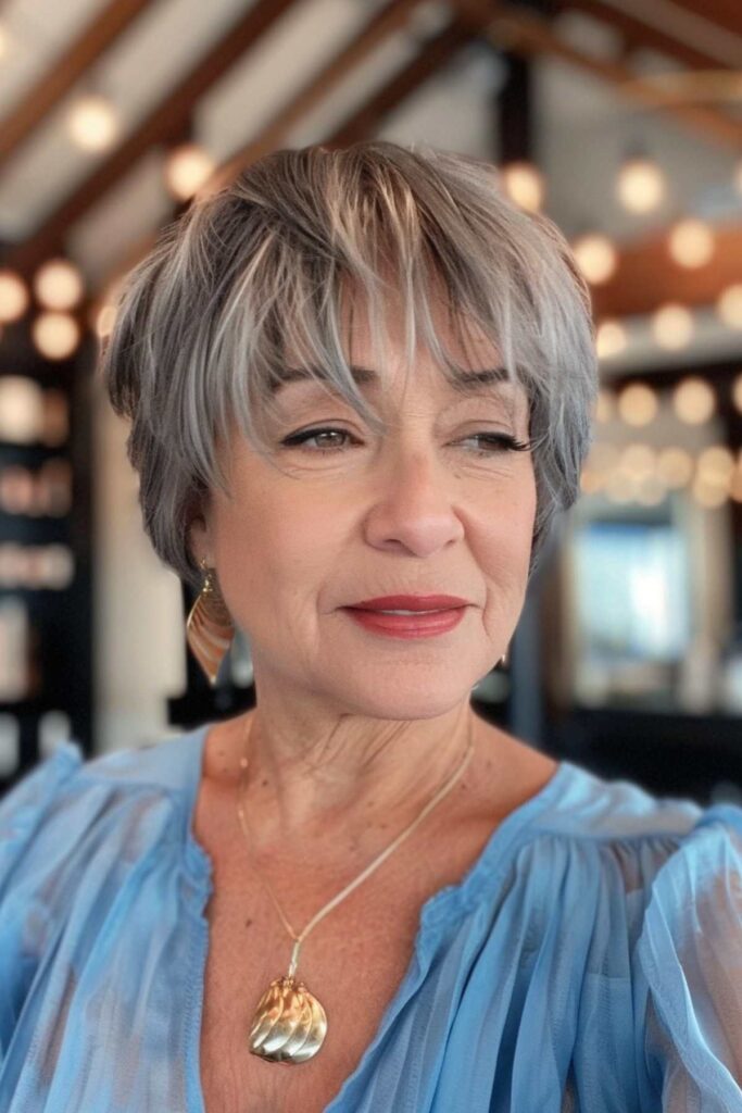 Hairstyles for Women Over 60 With Bangs Hairstyles for Women Over 60 With Bangs
