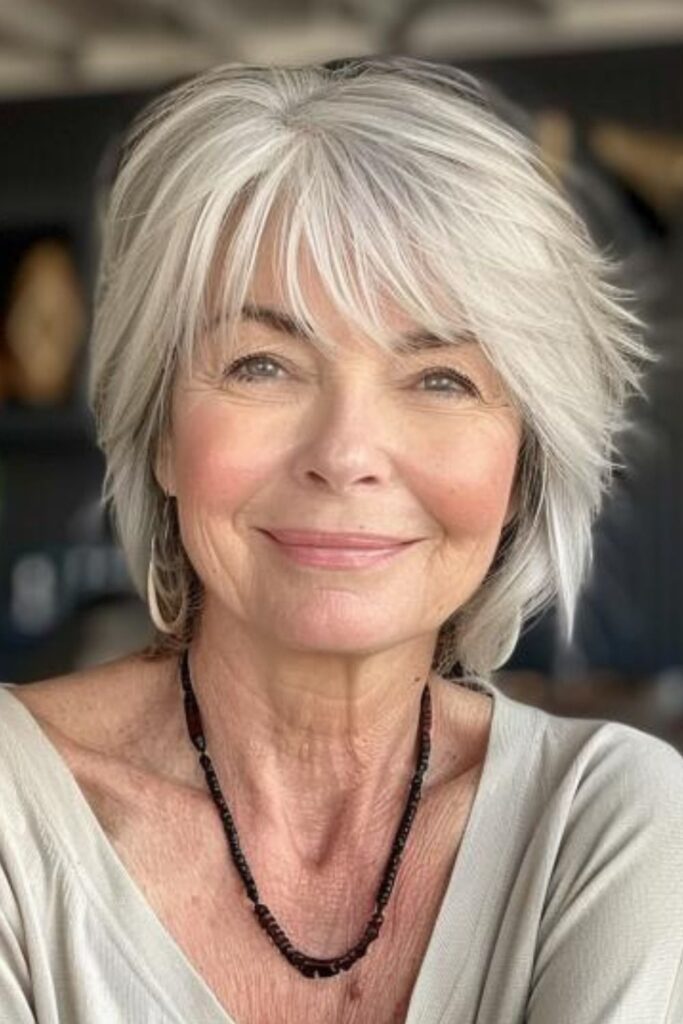 Hairstyles for Women Over 60 With Bangs Hairstyles for Women Over 60 With Bangs