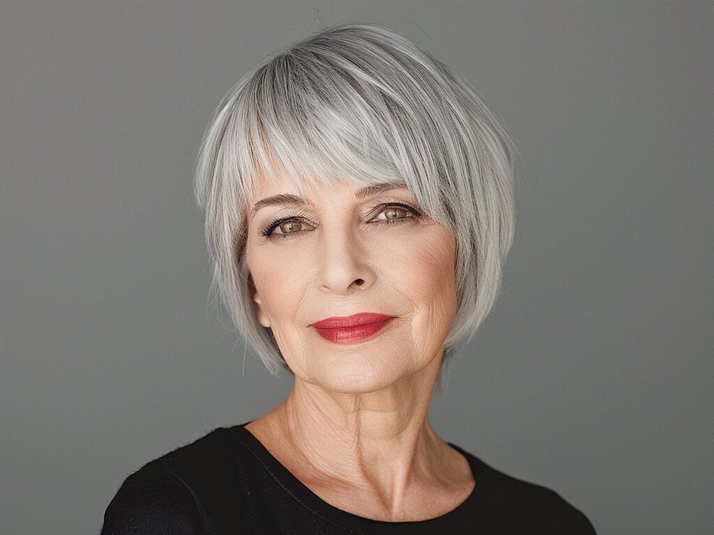 Hairstyles for Women Over 60 With Bangs Hairstyles for Women Over 60 With Bangs