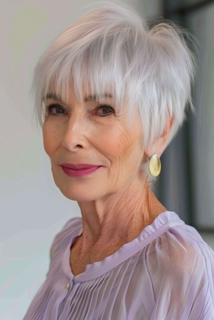 Hairstyles for Women Over 60 With Bangs Hairstyles for Women Over 60 With Bangs