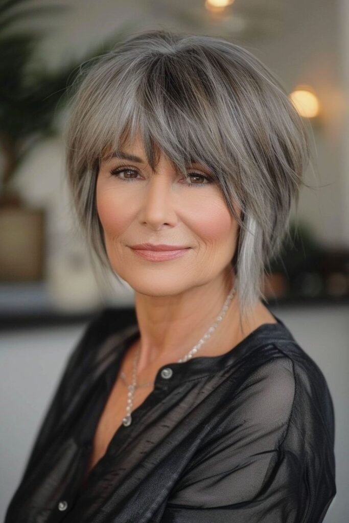 Hairstyles for Women Over 60 With Bangs Hairstyles for Women Over 60 With Bangs