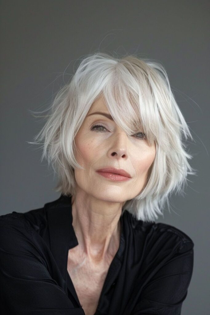 Hairstyles for Women Over 60 With Bangs Hairstyles for Women Over 60 With Bangs