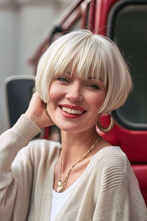 Hairstyles for Women Over 60 With Bangs Hairstyles for Women Over 60 With Bangs