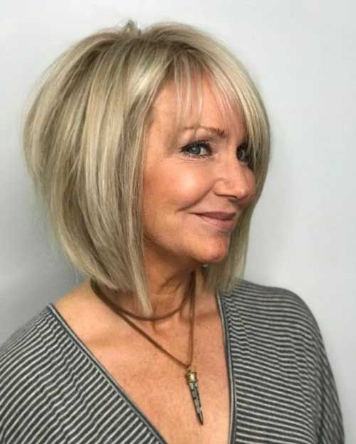 Hairstyles for Women Over 60 With Bangs Hairstyles for Women Over 60 With Bangs