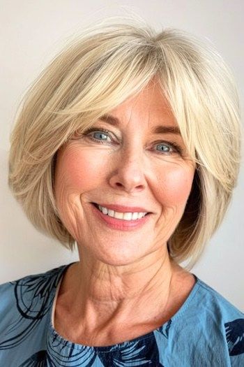Hairstyles for Women Over 60 With Bangs Hairstyles for Women Over 60 With Bangs