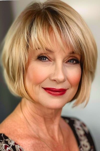 Hairstyles for Women Over 60 With Bangs Hairstyles for Women Over 60 With Bangs