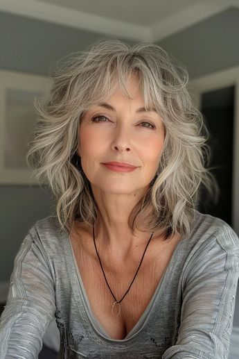 Hairstyles for Women Over 60 With Bangs Hairstyles for Women Over 60 With Bangs