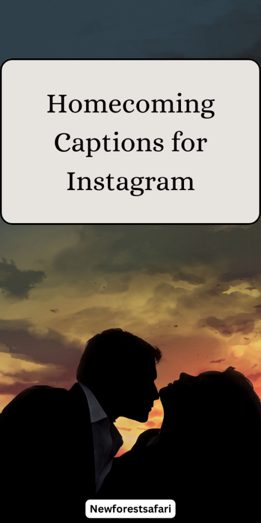 Homecoming Captions for Instagram Homecoming Captions for Instagram