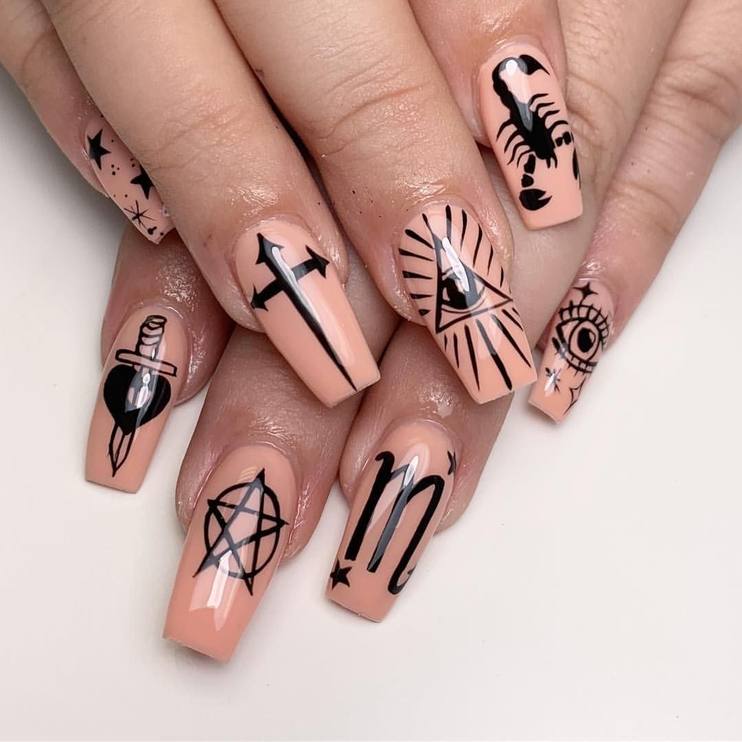 Scorpio Nail Designs Scorpio Nail Designs