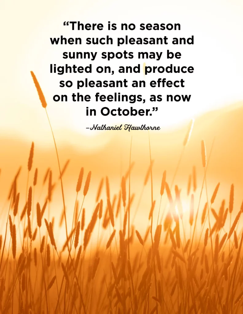 Hello October Quotes Hello October Quotes