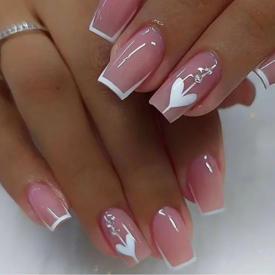 Pink Ribbon Nails Pink Ribbon Nails