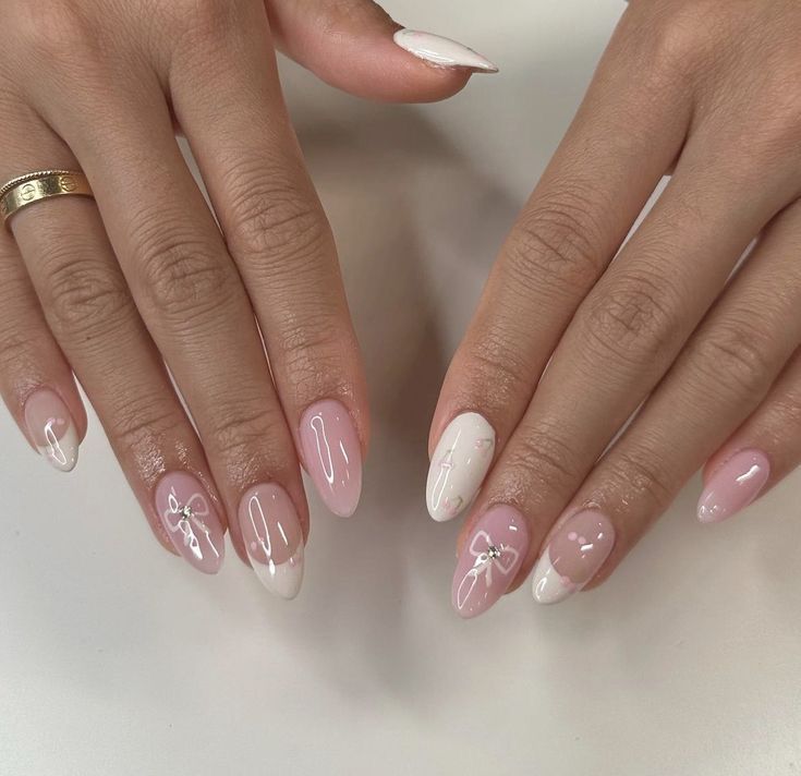 Pink Ribbon Nails Pink Ribbon Nails