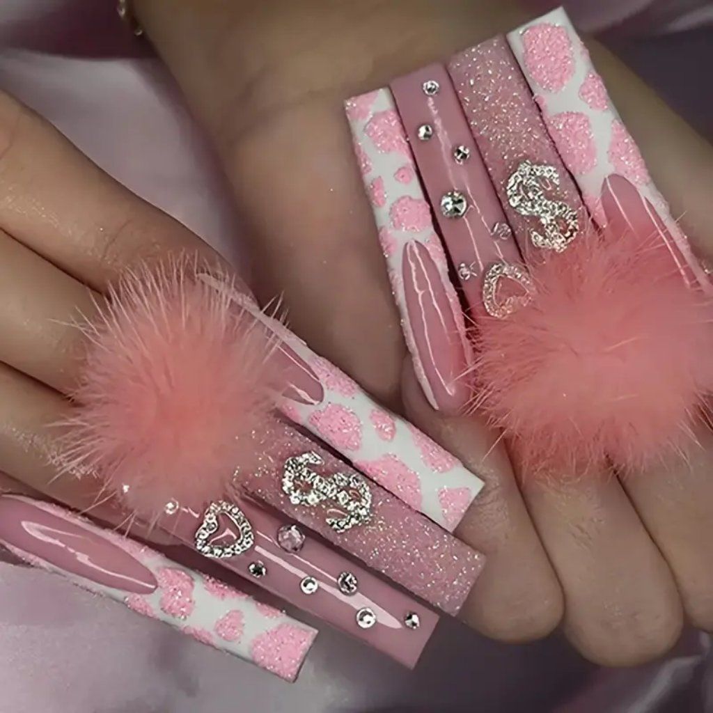 Pink Ribbon Nails Pink Ribbon Nails