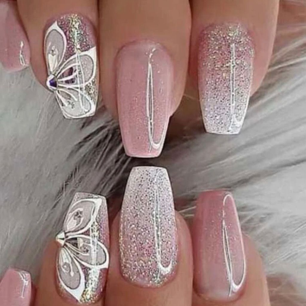 Pink Ribbon Nails Pink Ribbon Nails