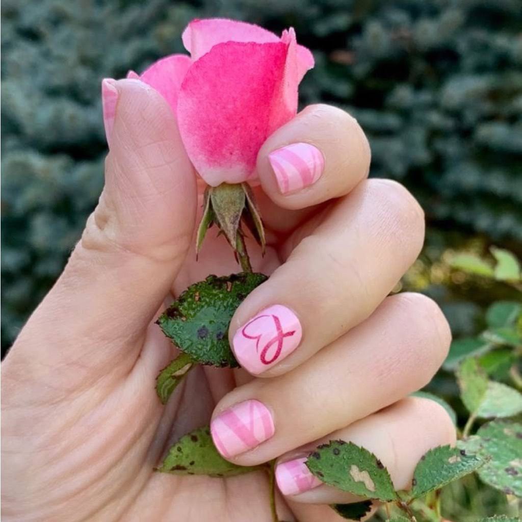 Pink Ribbon Nails Pink Ribbon Nails
