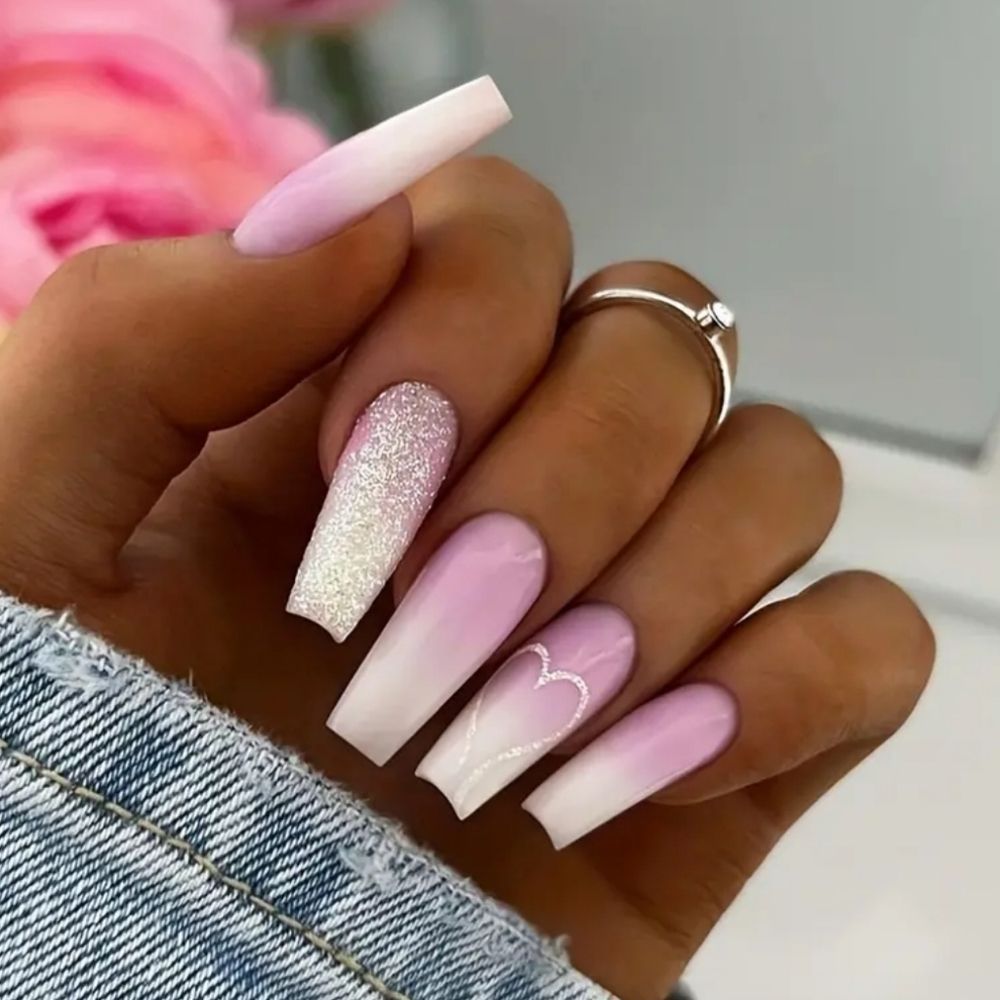 Pink Ribbon Nails Pink Ribbon Nails