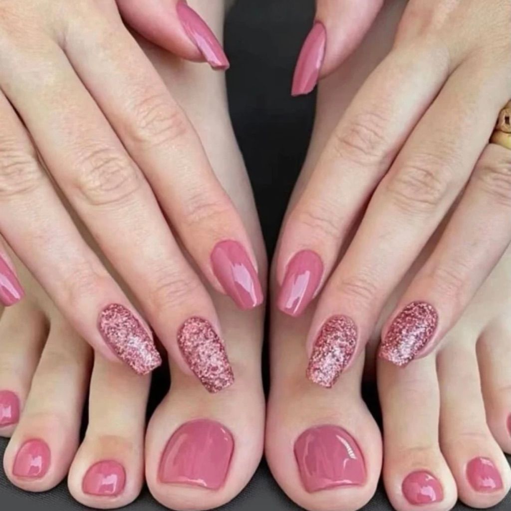 Pink Ribbon Nails Pink Ribbon Nails