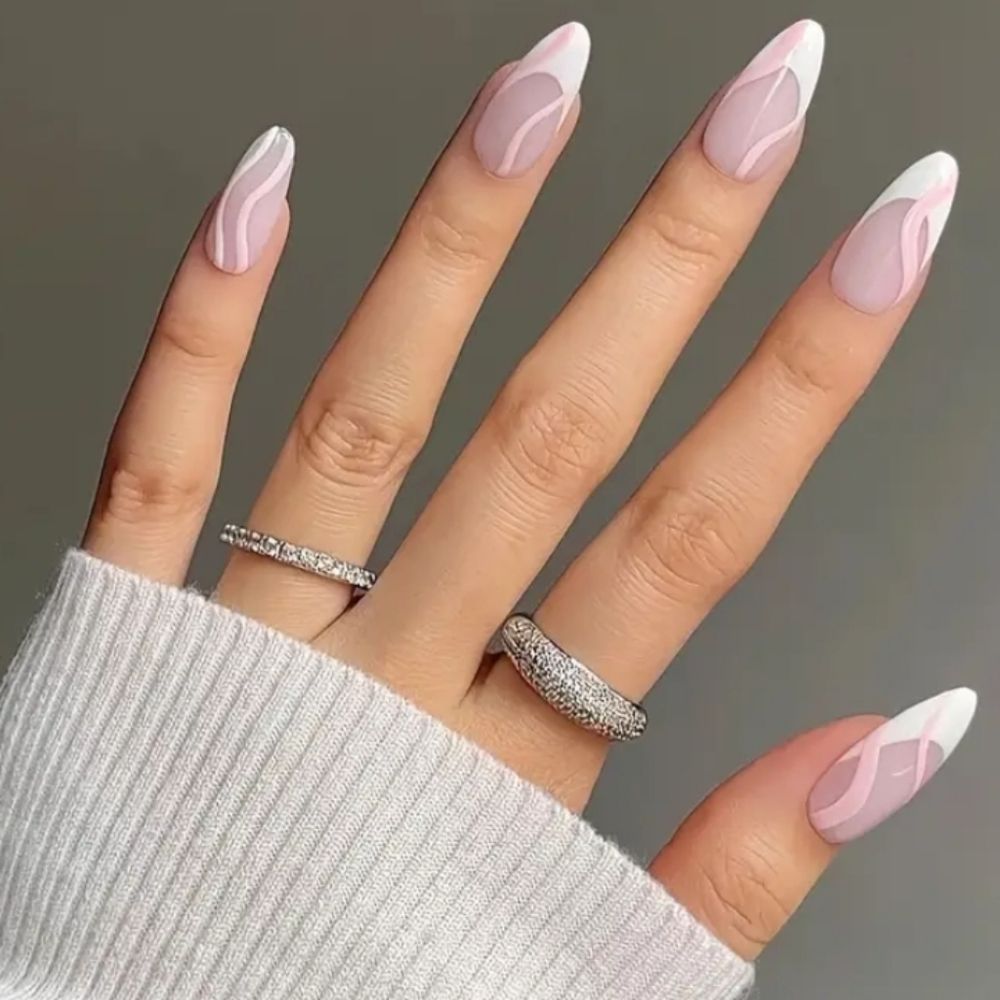 Pink Ribbon Nails Pink Ribbon Nails