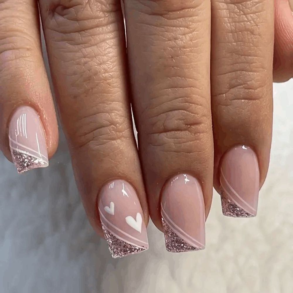 Pink Ribbon Nails Pink Ribbon Nails