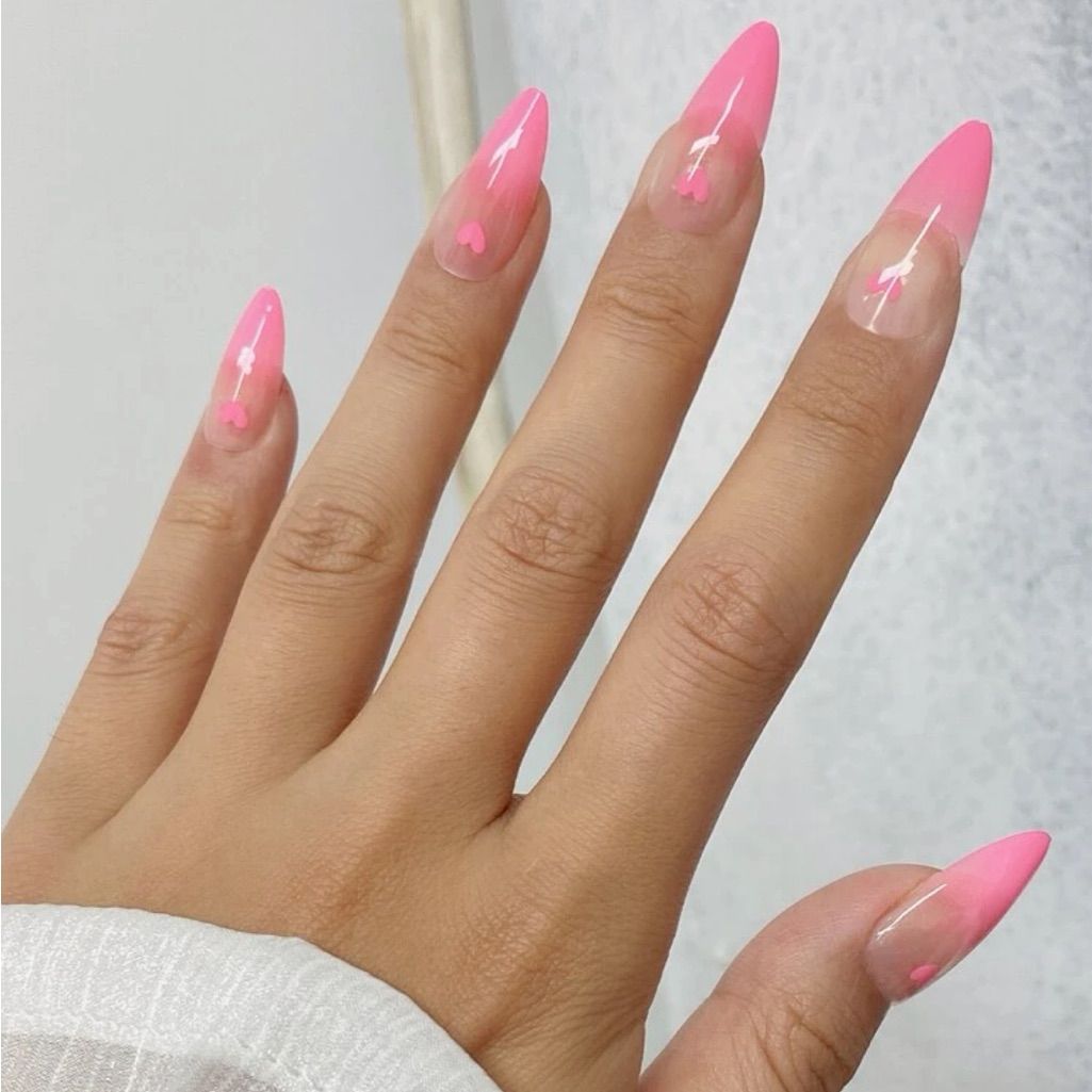 Pink Ribbon Nails Pink Ribbon Nails