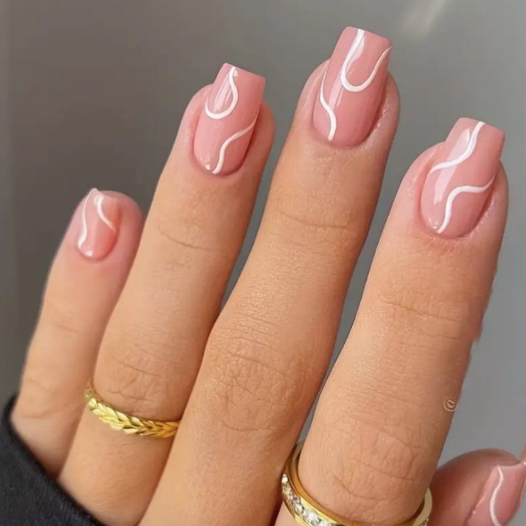 Pink Ribbon Nails Pink Ribbon Nails