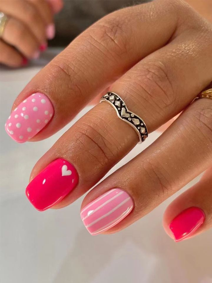 Pink Ribbon Nails Pink Ribbon Nails