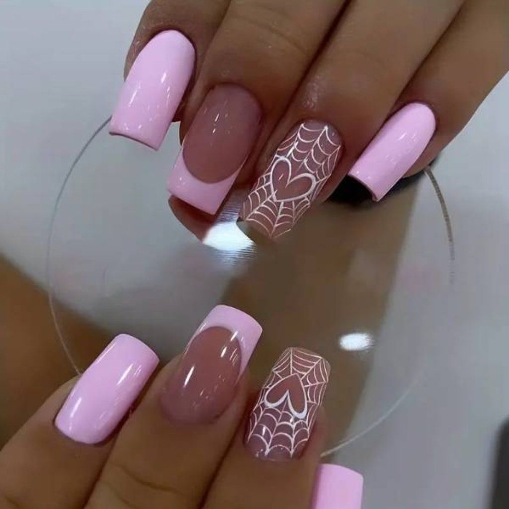 Pink Ribbon Nails Pink Ribbon Nails