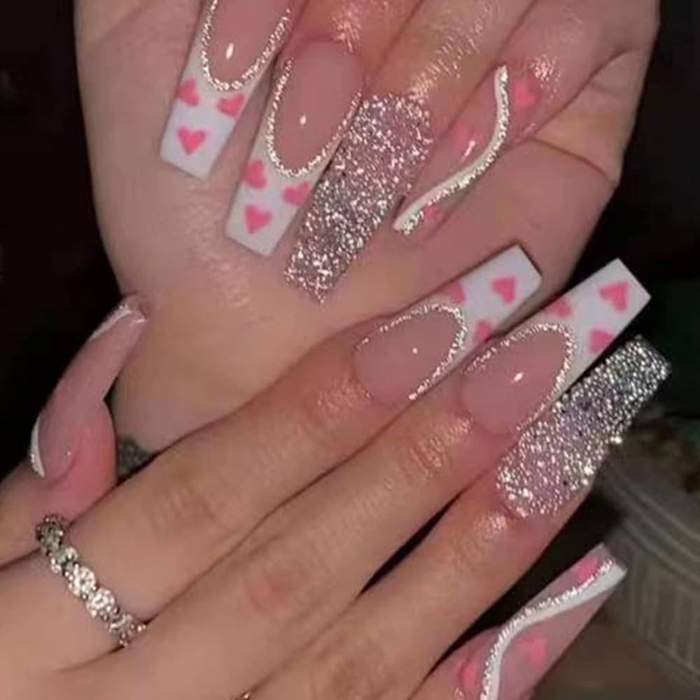 Pink Ribbon Nails Pink Ribbon Nails