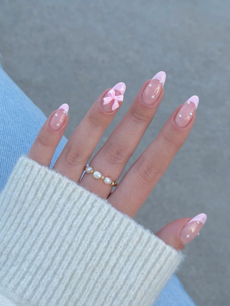 Pink Ribbon Nails Pink Ribbon Nails