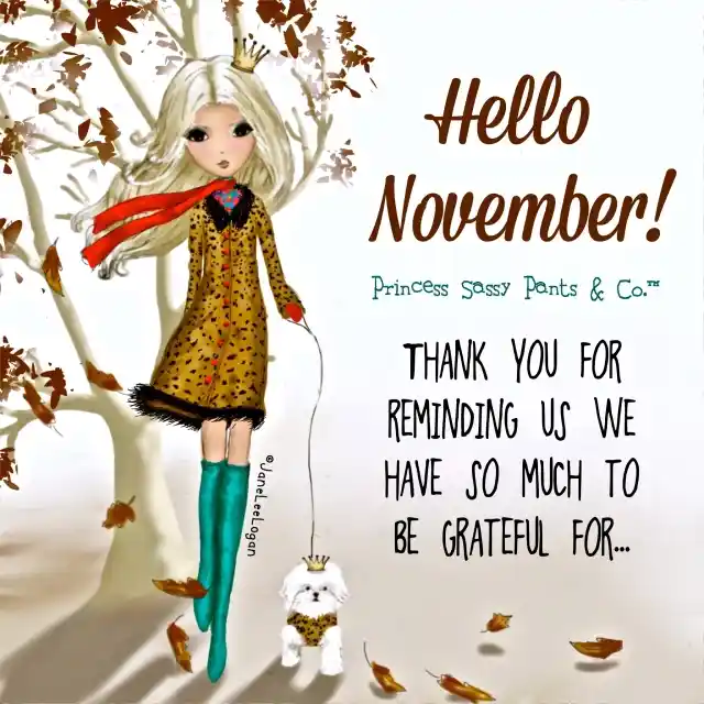 Hello November Hello November Quotes Images