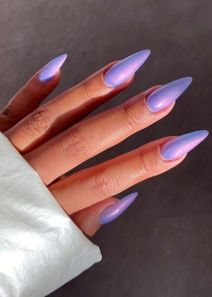 purple Halloween nails Purple Halloween Nails