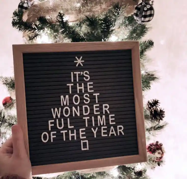 Christmas Letter Board Quotes