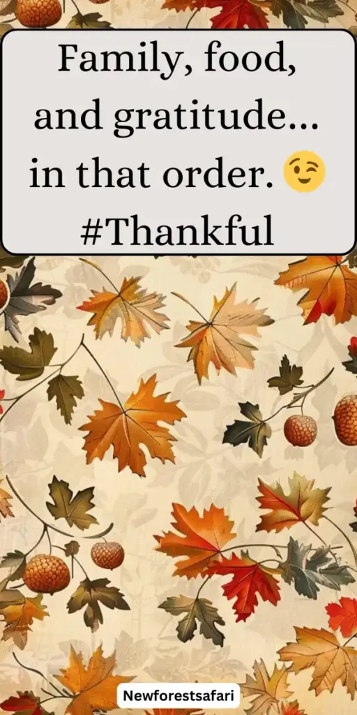 Thanksgiving Captions for Instagram