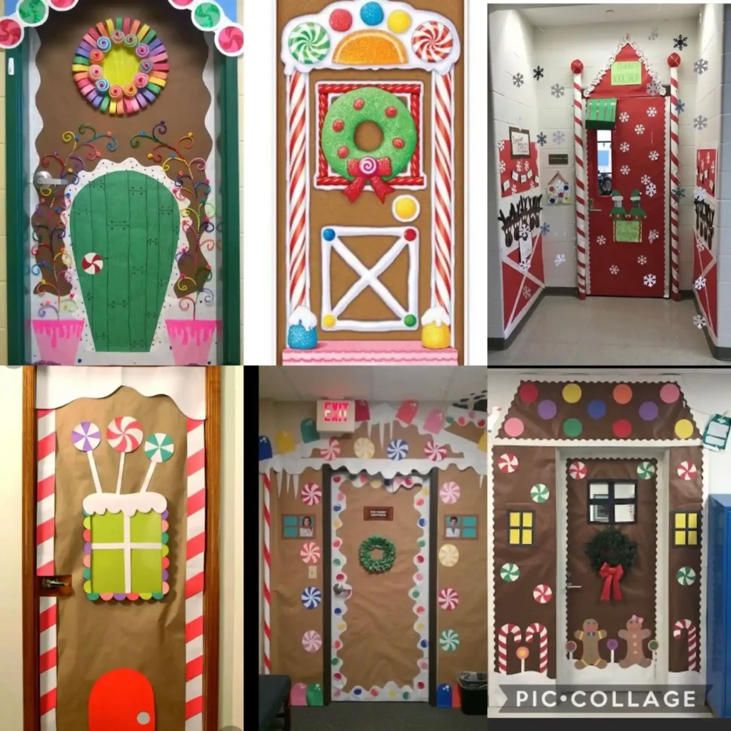 Gingerbread House Door Classroom