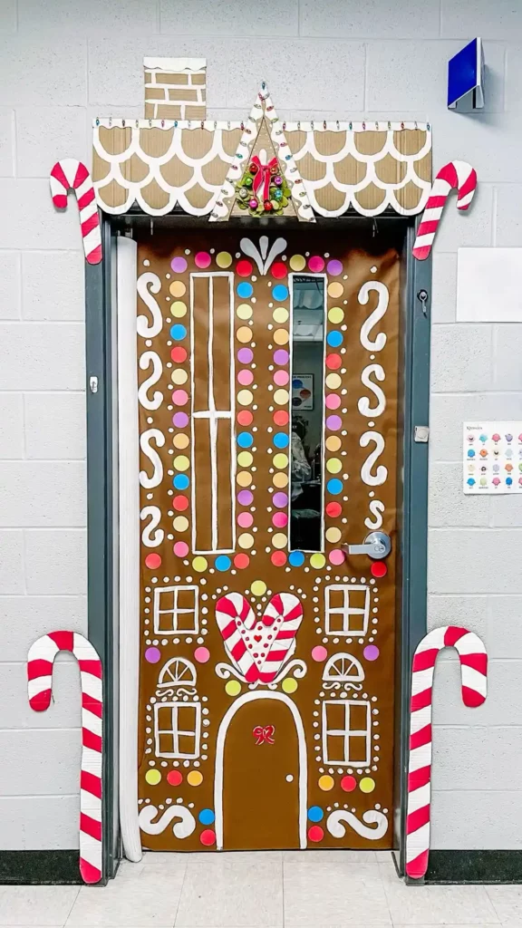 Gingerbread House Door Classroom