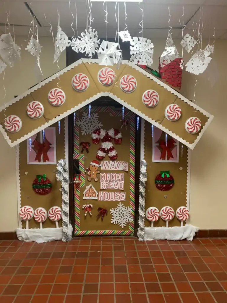 Gingerbread House Door Classroom